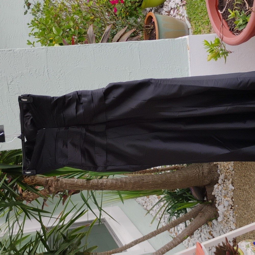 Priscilla of Boston Black Strapless Evening Dress size 14 PROM /wedding/formal - Picture 4 of 9
